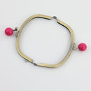 4 x 2 1/4 inch Antique Brass Arched Shape Purse Frame | SUPPLY4BAG