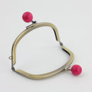 4 x 2 1/4 inch Antique Brass Arched Shape Purse Frame | SUPPLY4BAG