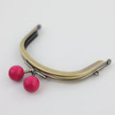 4 x 2 1/4 inch Antique Brass Arched Shape Purse Frame | SUPPLY4BAG