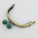 4 x 2 1/4 inch Antique Brass Arched Shape Purse Frame | SUPPLY4BAG