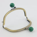 4 x 2 1/4 inch Antique Brass Arched Shape Purse Frame | SUPPLY4BAG