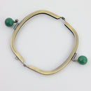 4 x 2 1/4 inch Antique Brass Arched Shape Purse Frame | SUPPLY4BAG