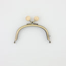 4 x 2 1/4 inch Antique Brass Arched Shape Purse Frame | SUPPLY4BAG