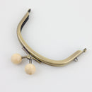 4 x 2 1/4 inch Antique Brass Arched Shape Purse Frame | SUPPLY4BAG