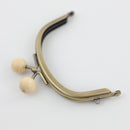 4 x 2 1/4 inch Antique Brass Arched Shape Purse Frame | SUPPLY4BAG