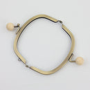 4 x 2 1/4 inch Antique Brass Arched Shape Purse Frame | SUPPLY4BAG