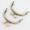 4 x 2 1/4 inch Antique Brass Arched Shape Purse Frame | SUPPLY4BAG