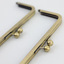 8 x 3 inch Antique Brass Metal Purse Frame WHOLESALE | SUPPLY4BAG