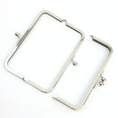 8 x 3 inch Silver Metal Purse Frame WHOLESALE | SUPPLY4BAG