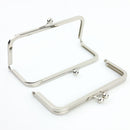 8 x 3 inch Silver Metal Purse Frame WHOLESALE | SUPPLY4BAG