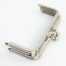 8 x 3 inch Silver Metal Purse Frame WHOLESALE | SUPPLY4BAG