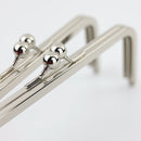 8 x 3 inch Silver Metal Purse Frame WHOLESALE | SUPPLY4BAG