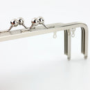 8 x 3 inch Silver Kisslock Metal Purse Frame WHOLESALE | SUPPLY4BAG