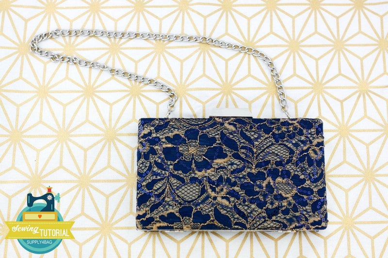 Luxury Lace Clamshell Minaudière Clutch Making Tutorial | SUPPLY4BAG