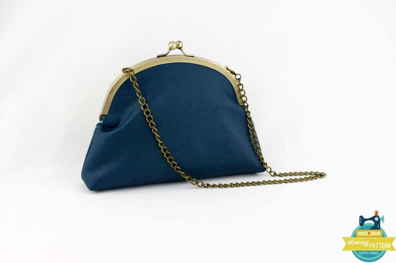 Elegant Rhinestone Bow Front Velvet Clutch Evening Bag Handbag