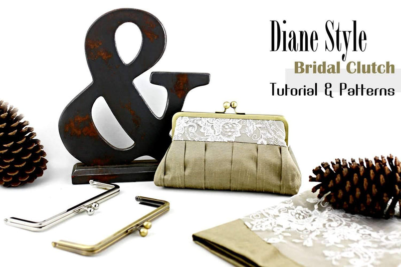 Diane Bridal Clutch Sewing Patterns & Tutorial | SUPPLY4BAG